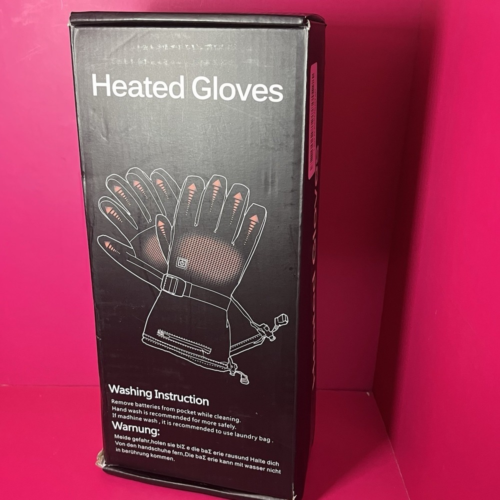 Rechargeable Battery Heated Gloves Medium Men / Women Winter Comfort & Warmth‎